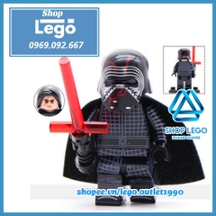 Xếp hình Rey - Finn - Kylo Renn - Dark Rey - Lando - Chewbacca - Emperor Palpatine - Baby Yoda Lego Minifigures WM6081
