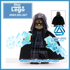 Xếp hình Rey - Finn - Kylo Renn - Dark Rey - Lando - Chewbacca - Emperor Palpatine - Baby Yoda Lego Minifigures WM6081
