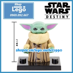 Xếp hình Star Wars Baby Yoda Chiến tranh giữa các vì sao Lego Minifigures WM925