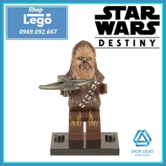 Xếp hình Star Wars Rey - Poe Dameron - Tasu Leech - Chewbacca - Han Solo - Finn Lego Minifigures Xinh X0104