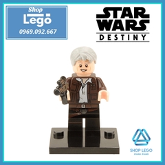 Xếp hình Star Wars Rey - Poe Dameron - Tasu Leech - Chewbacca - Han Solo - Finn Lego Minifigures Xinh X0104