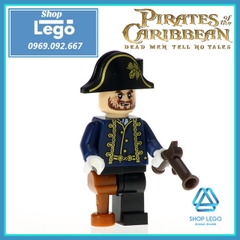 Xếp hình Pirates of the Caribbean Jack Sparrow - Carina - Barbossa - Henry - Scurm - Gibbs Lego Minifigures Xinh X0160