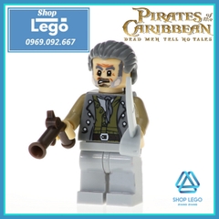Xếp hình Pirates of the Caribbean Jack Sparrow - Carina - Barbossa - Henry - Scurm - Gibbs Lego Minifigures Xinh X0160