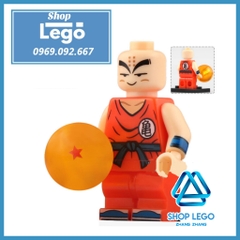 Xếp hình Dragon Ball Android 17 - Krillin
- Tien Shinhan
- Chiaotzu
- Goku - Vegeta Lego Minifigures Koruit KT1007