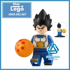 Xếp hình Dragon Ball Android 17 - Krillin
- Tien Shinhan
- Chiaotzu
- Goku - Vegeta Lego Minifigures Koruit KT1007