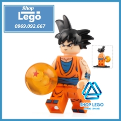 Xếp hình Dragon Ball Goku - Android 17 - Tien Shinhan - Krillin - Bardock Lego Minifigures Koruit KT1009