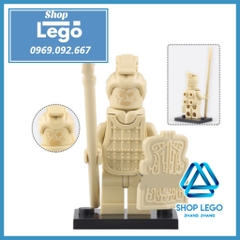 Xếp hình Đội quân đất nung Tần Thủy Hoàng Terra Cotta Warrior Lego Minifigures Koruit KT1089