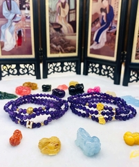 Thạch Anh Tím Giác Cạnh