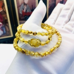 Thạch Anh Tóc Vàng Đồng Trục