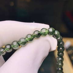 Vòng tay đá Thạch Anh tóc xanh 4,5 li
