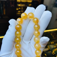 Vòng tay thạch anh tóc cam 11 li