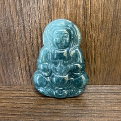 Mặt Phật Bà Quan Âm lam ngọc