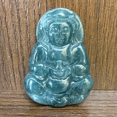 Mặt Phật Bà Quan Âm lam ngọc
