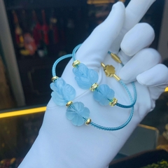 Hồ ly mix cỏ 4 lá Aquamarine