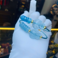 Hồ ly mix ngũ điếu đá Aquamarine
