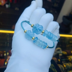 Cỏ 4 lá mix ngũ điếu đá Aquamarine
