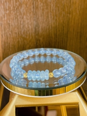 Vòng đá Aquamarine mix ngũ điếu