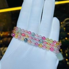 Vòng đá Tourmaline 6li trong đẹp