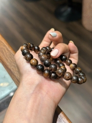 Chuỗi Trầm Sánh Tròn 10li – Trầm Hương Tự Nhiên Cao Cấp