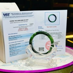 Vòng Bản Khối Cẩm Thạch B – Khắc Hoa Văn Tinh Xảo (Sẵn Kiểm Định)