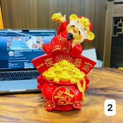 Tượng Thần Tài Decor & Heo Đất Tiết Kiệm – Chiêu Tài Tiến Bảo, Khởi Đầu Đắc Lợi