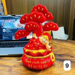 Tượng Thần Tài Decor & Heo Đất Tiết Kiệm – Chiêu Tài Tiến Bảo, Khởi Đầu Đắc Lợi