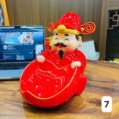Tượng Thần Tài Decor & Heo Đất Tiết Kiệm – Chiêu Tài Tiến Bảo, Khởi Đầu Đắc Lợi