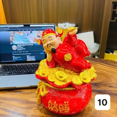 Tượng Thần Tài Decor & Heo Đất Tiết Kiệm – Chiêu Tài Tiến Bảo, Khởi Đầu Đắc Lợi