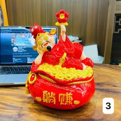 Tượng Thần Tài Decor & Heo Đất Tiết Kiệm – Chiêu Tài Tiến Bảo, Khởi Đầu Đắc Lợi