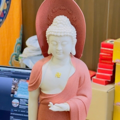 Tượng Phật A Di Đà Đứng – Gốm Sứ Cao Cấp, Sắc Nét & Trang Nghiêm