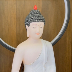 Tượng Phật Thích Ca Mâu Ni Trắng Sứ – Thanh Tịnh & Trang Nghiêm