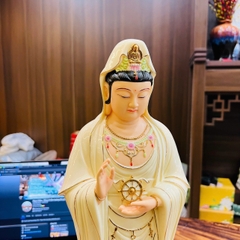 Tượng Phật Bà Quan Thế Âm Bồ Tát – Gốm Sứ Cao Cấp, Diện Tượng Từ Bi