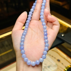 Chuỗi Cổ Phỉ Thúy Tử La Lan 8mm – Sắc Tím Quý Phái & Vận May Trường Tồn