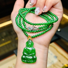 Chuỗi Cổ Phỉ Thúy Lục Đế Type A – Tuyệt Tác Ngọc Myanmar Sang Trọng