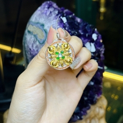 Mặt Dây Chuyền Kim Cang Xoay Bạc 925 – Pháp Khí Bình An & Trí Tuệ