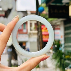 Vòng Tay Phỉ Thúy Nếp Băng Mịn Type A – Tinh Hoa Đất Trời & May Mắn