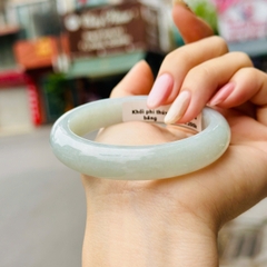 Vòng Tay Phỉ Thúy Nếp Băng Mịn Type A – Tinh Hoa Đất Trời & May Mắn