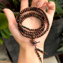 Chuỗi Trầm Dó dây 108 Hạt (4li) – Tinh Hoa Đất Trời & An Nhiên Tâm Hồn