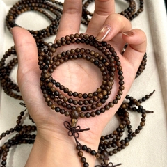 Chuỗi Trầm Dó dây 108 Hạt (4li) – Tinh Hoa Đất Trời & An Nhiên Tâm Hồn