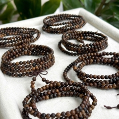 Chuỗi Trầm Dó dây 108 Hạt (4li) – Tinh Hoa Đất Trời & An Nhiên Tâm Hồn