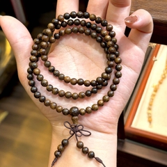 Chuỗi Trầm Dó dây 108 Hạt (5 li) – Tinh Hoa Đất Trời, Tâm An Tự Tại