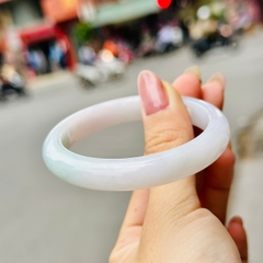 Vòng Bản Tròn Phỉ Thúy Băng Điểm Lục Type A – Vẻ Đẹp Tuyệt Mỹ Từ Thiên Nhiên