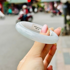 Vòng Bản Tròn Phỉ Thúy Băng Chủng Type A – Vẻ Đẹp Băng Thanh Ngọc Khiết