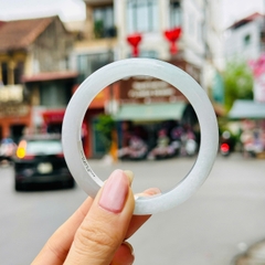 Vòng Bản Tròn Phỉ Thúy Băng Chủng Type A – Vẻ Đẹp Băng Thanh Ngọc Khiết