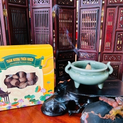 Nhang Nụ Trầm Hương Búp Sen (Hộp 80 Nụ) – Trầm Hương Nguyên Chất Tẩy Uế, Xông Nhà, Thư Giãn