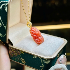 Mặt hồ ly chúa đá hồng nhật vận v10k – Vẻ Đẹp Sang Trọng & Bình An