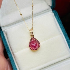 Mặt Hồ Ly Chúa Tourmaline Vàng 10K – Linh Vật Chiêu Tài & Khởi Sắc Tình Duyên