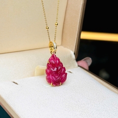 Mặt Hồ Ly Chúa Tourmaline Vàng 10K – Linh Vật Cầu May & Quyến Rũ