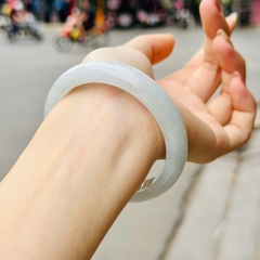 Vòng Bản Tròn Phỉ Thuý Băng Type A – Vẻ Đẹp Thanh Khiết & Sang Trọng