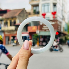 Vòng Bản Tròn Phỉ Thuý Băng Type A – Vẻ Đẹp Thanh Khiết & Sang Trọng